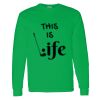 Heavy Cotton 100% Cotton Long Sleeve T Shirt Thumbnail