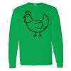 Heavy Cotton 100% Cotton Long Sleeve T Shirt Thumbnail