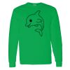 Heavy Cotton 100% Cotton Long Sleeve T Shirt Thumbnail