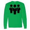 Heavy Cotton 100% Cotton Long Sleeve T Shirt Thumbnail