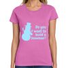 Ladies Heavy Cotton 100% Cotton T Shirt Thumbnail
