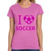 Ladies Heavy Cotton 100% Cotton T Shirt Thumbnail