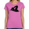 Ladies Heavy Cotton 100% Cotton T Shirt Thumbnail