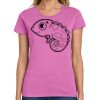 Ladies Heavy Cotton 100% Cotton T Shirt Thumbnail