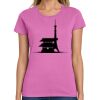 Ladies Heavy Cotton 100% Cotton T Shirt Thumbnail