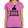 Ladies Heavy Cotton 100% Cotton T Shirt Thumbnail