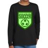 Youth Heavy Cotton 100% Cotton Long Sleeve T Shirt Thumbnail