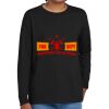 Youth Heavy Cotton 100% Cotton Long Sleeve T Shirt Thumbnail