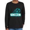 Youth Heavy Cotton 100% Cotton Long Sleeve T Shirt Thumbnail