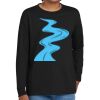 Youth Heavy Cotton 100% Cotton Long Sleeve T Shirt Thumbnail