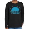 Youth Heavy Cotton 100% Cotton Long Sleeve T Shirt Thumbnail