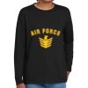 Youth Heavy Cotton 100% Cotton Long Sleeve T Shirt Thumbnail