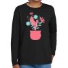 Youth Heavy Cotton 100% Cotton Long Sleeve T Shirt Thumbnail