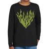 Youth Heavy Cotton 100% Cotton Long Sleeve T Shirt Thumbnail